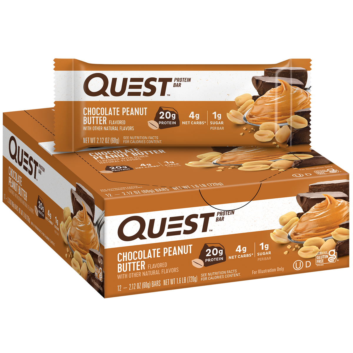 Large Protein Bar Bundle; 4 x 12ct. boxes - Save 10%